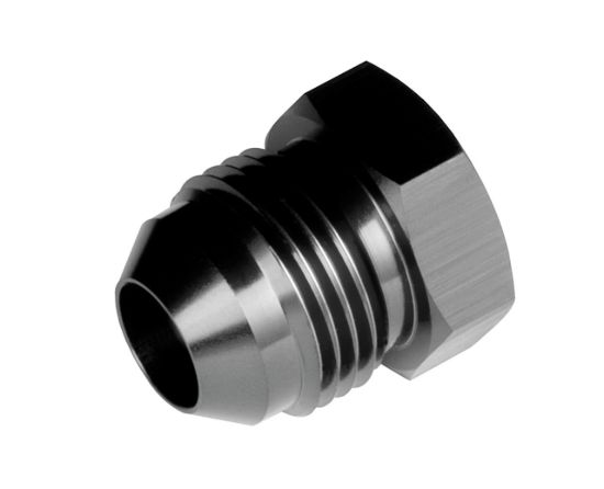 12AN Flare Plug 1/pkg Black