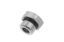 8AN Straight Thread O-Ring Port Plug Clear