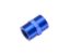 1/8in NPT Female Pipe Coupler Blue