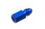 3AN Male to 1/8in NPT FM Gauge Adapter STR Blue