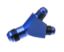 8an Single inlet to 8an Dual Outlet - Blue