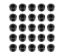 1/4in NPT Socket Head Pipe Plug 25/pkg Black