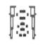 Spark Plug Wire Loom SBC Black