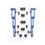 Spark Plug Wire Loom BBC Blue
