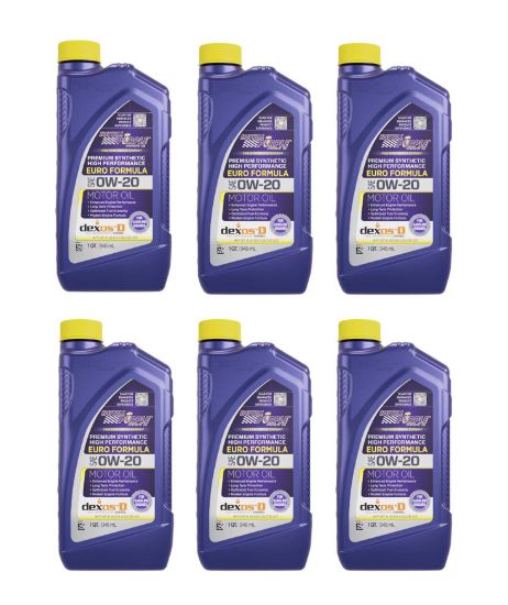 0W20 European Formula Dexos D Case 6x1 Quart