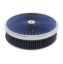 14in X 3in Super Flow Ai r Cleaner Chrome/Blue