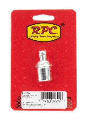 PCV Valve Straight Steel Zinc Each