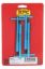 Blue Aluminum T-Bar Wing Nut 4-3/4In With 1/4-20