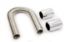 12in Stainless Hose Kit w/Chrome ends
