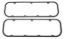 Black Rubber BB Chevy Valve Cover Gaskets Pair