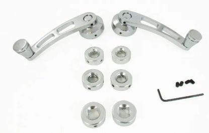 Chrome Alum 4-1/4In Win dow Handle
