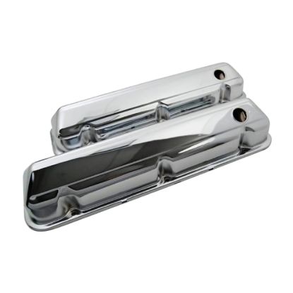 Chrome Steel Valve Cover 429-460 Pair