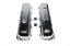 Chrome Steel Oldsmobile Short Valve Cover Pair