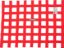 Ribbon Window Net SFI Red