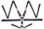 6pt Harness Camlock HNR Black SFI