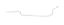 77-81 Camaro Power Disc Front To Rear Brake Line
