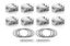 SBC Dome Piston Set 4.155 Bore -0.8cc