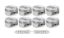 BBC Dome Piston Set 4.500 Bore +19.4cc