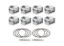 BBC Dome Piston Set 4.310 Bore +21.2cc