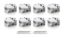 SBF Dished Piston Set 4.040 Bore -20.4cc