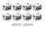 GM LS FT Piston Set 3.908 Bore -3.3cc