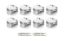 GM LS FT Piston Set 4.010 Bore -3.3cc
