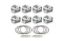 BBC Dome Piston Set 4.310 Bore +39.8cc