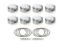 BBC FT Piston Set 4.500 Bore -3cc