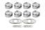 SBF Dome Piston Set 4.030 Bore +12cc