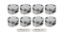 Ford 4.6L/5.4L 4V Piston Set  3.572 Bore -20cc