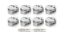 SBC Dished Piston Set 4.030 Bore -  12.3cc