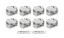 GM LS Piston Set 4.010 Bore -10.5cc