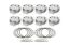 SBC Dished Piston Set 4.155 Bore -  23.9cc