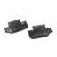 Floor Liners Rear Black 07-18 Jeep Wrangler