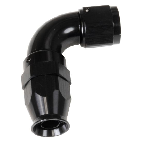 8AN 90Deg Pro Hose End PTFE Black