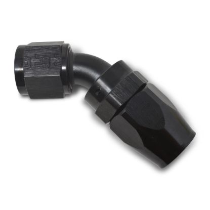 20AN 45Deg Hose End Black