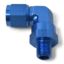 6AN 3/8NPT 90Deg Swivel Blue