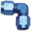 6AN 90Deg Low Profile Blue