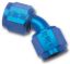6AN Swivel Coupler 45Deg Blue