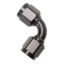 6AN FM Swivel Coupler 90Deg Black