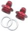 6AN Male Dual Feed Holley Fitting (2 PACK)