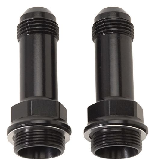 Carb Adapter Fittings 6an x 7/8-20 2pk Black