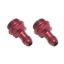 6an x 7/8-20 Ext. Carb Fitting  Red
