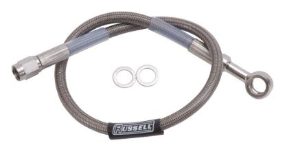 10mm Banjo 3/8 Str 3AN 15in Brake Line
