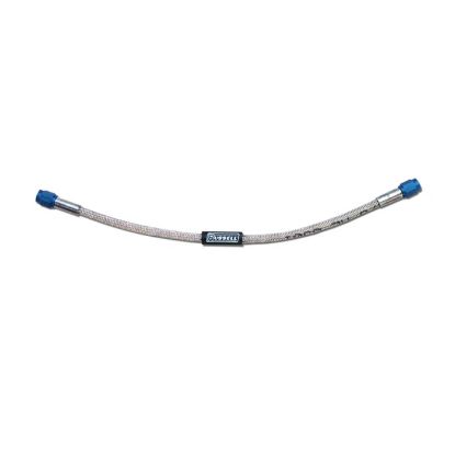 6an Nitrous Hose 2ft w/Blue Hose Fittings