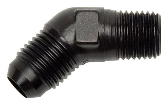 6AN to 45Deg 1/8 Adapt Black