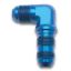 6AN 90Deg Bulkhead Blue