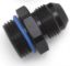 Adapter Fitting Radius Port #6 Male to #6 Port