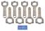 SBC 4340 Forged H-Beam Rods 6.125 w/ARP2000