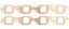 1.875 x 1.800 BBC Copper Embossed Exhaust Gasket
